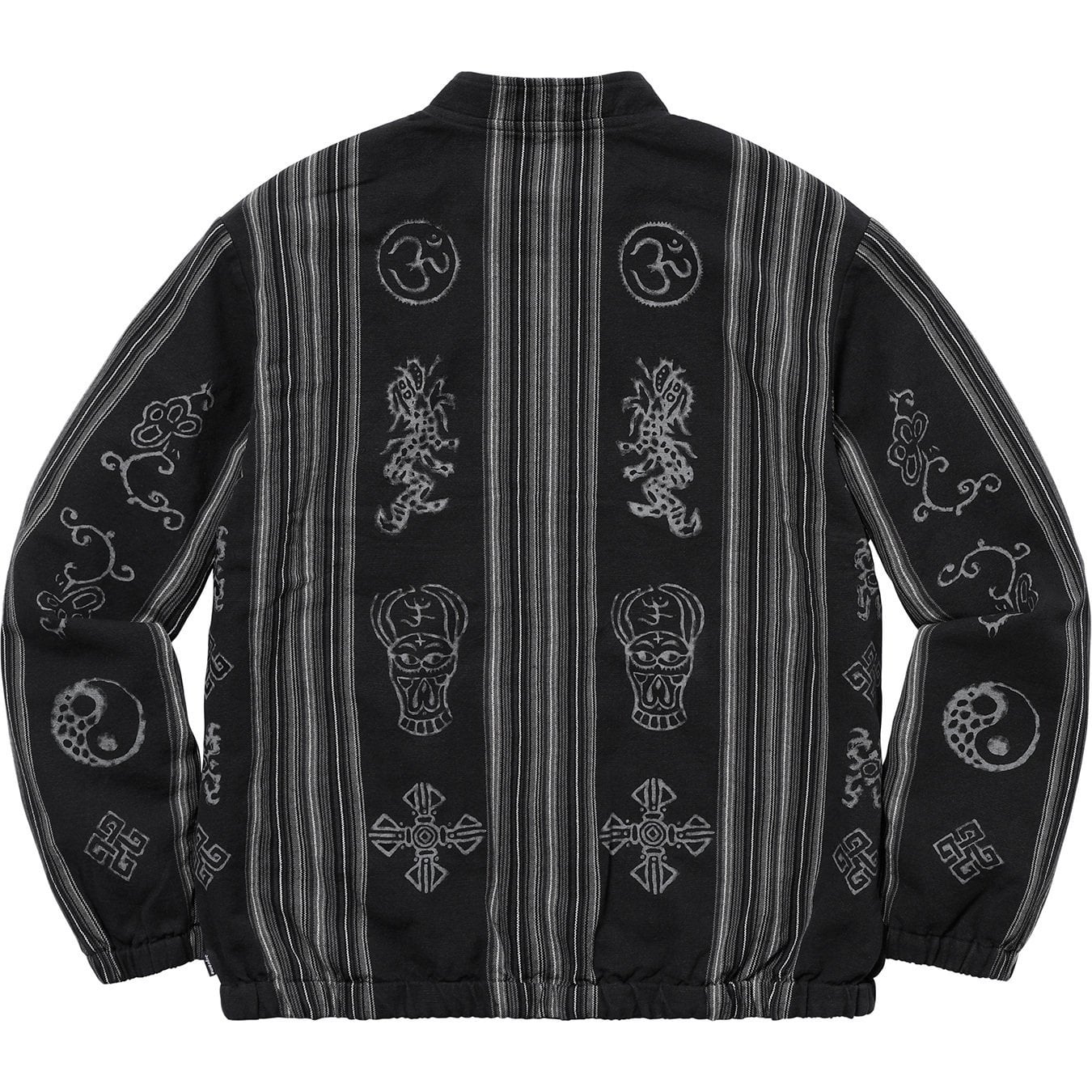 Woven Striped Batik Jacket view 3